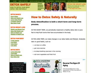 detoxsafely.org screenshot
