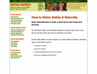 detoxsafely.org screenshot