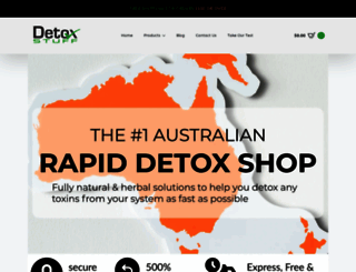 detoxstuff.com.au screenshot