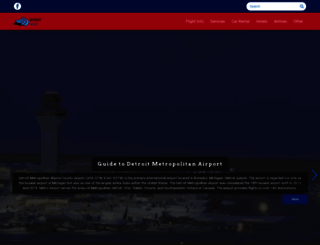 detroit-airport.net screenshot