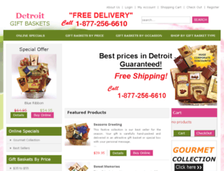 detroit-giftbaskets.com screenshot