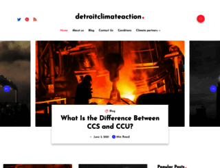 detroitclimateaction.org screenshot