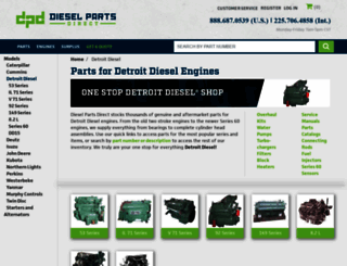 detroitdieselpartsdirect.com screenshot