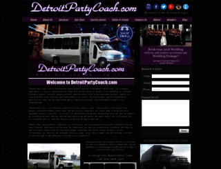 detroitpartycoach.com screenshot