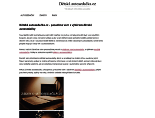 detska-autosedacka.cz screenshot
