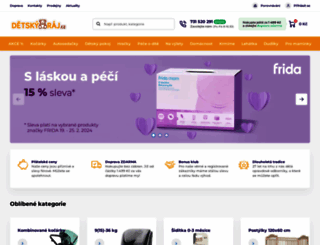 detskyraj.cz screenshot