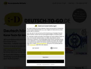 deutsch-to-go.de screenshot