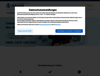 deutsche-anwaltshotline.de screenshot