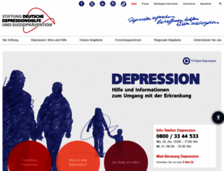 deutsche-depressionshilfe.de screenshot