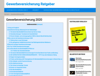 deutsche-gewerbeversicherung.de screenshot