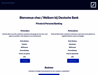 deutschebank.be screenshot