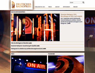deutscher-radiopreis.de screenshot