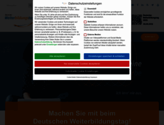 deutscher-weiterbildungstag.de screenshot