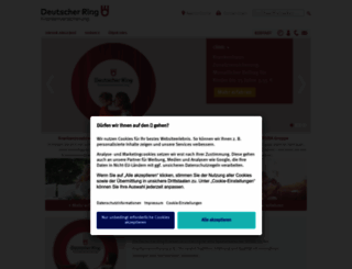 deutscherring-kranken.de screenshot