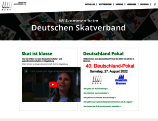 deutscherskatverband.de screenshot