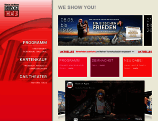 deutsches-theater.de screenshot