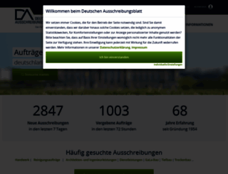 deutschesausschreibungsblatt.de screenshot
