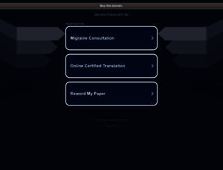 deutschescort.de screenshot