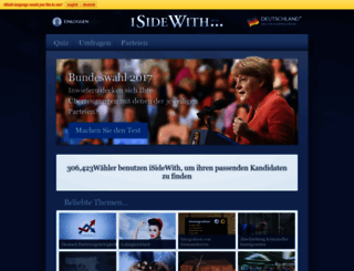 deutschland.isidewith.com screenshot