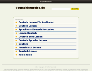 deutschlernreise.de screenshot