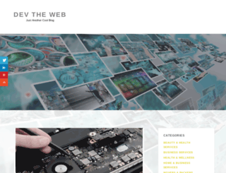 dev-the-web.com screenshot