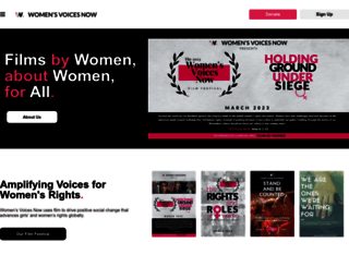 dev-womensvoicesnow.nationbuilder.com screenshot