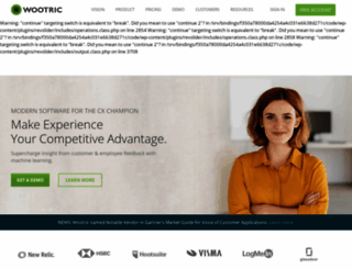 dev-wootric-marketing.pantheonsite.io screenshot
