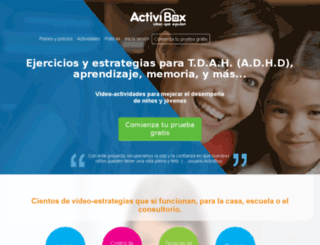 dev.activibox.com screenshot