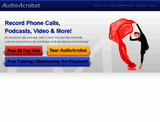 dev.audioacrobat.com screenshot