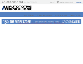dev.automotiveworkwear.com screenshot