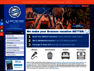 dev.bransontourismcenter.com screenshot