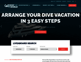 dev.dive-the-world.com screenshot