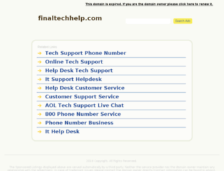 dev.finaltechhelp.com screenshot