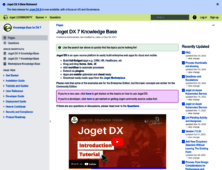 dev.joget.org screenshot