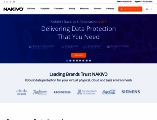 dev.nakivo.com screenshot