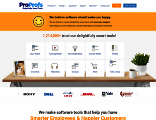 dev.proprofs.com screenshot