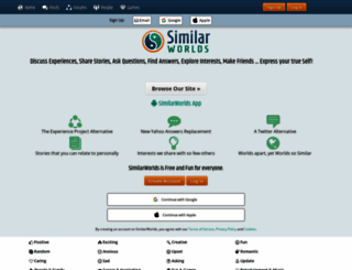 dev.similarworlds.com screenshot
