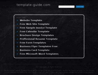 dev.template-guide.com screenshot