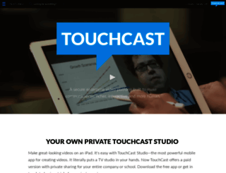 dev.touchcast.com screenshot