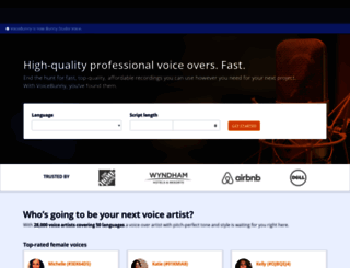 dev.voicebunny.com screenshot