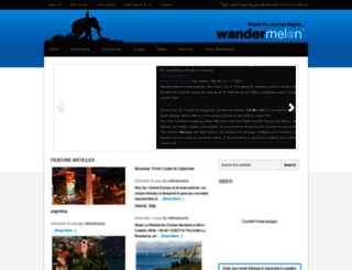 dev.wandermelon.com screenshot