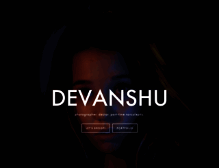 devanshu.org screenshot