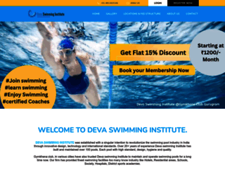 devaswimminginstitute.com screenshot