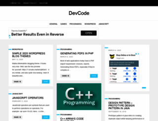 devcode.info screenshot