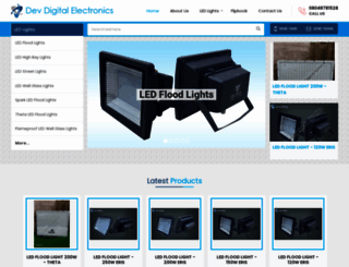 devdigitalelectronics.co.in screenshot