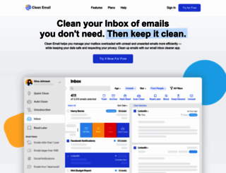 develop.clean.email screenshot