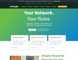 develop.untangle.com screenshot