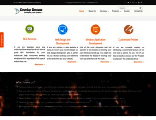 developdreamz.com screenshot