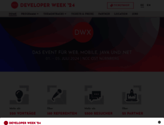 developer-week.de screenshot