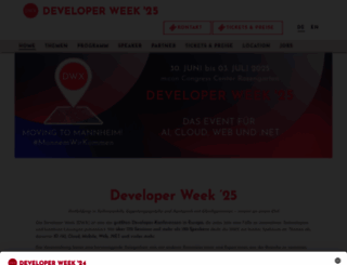 developer-week.de screenshot